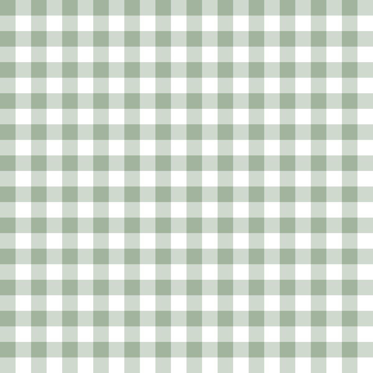 Sage gingham