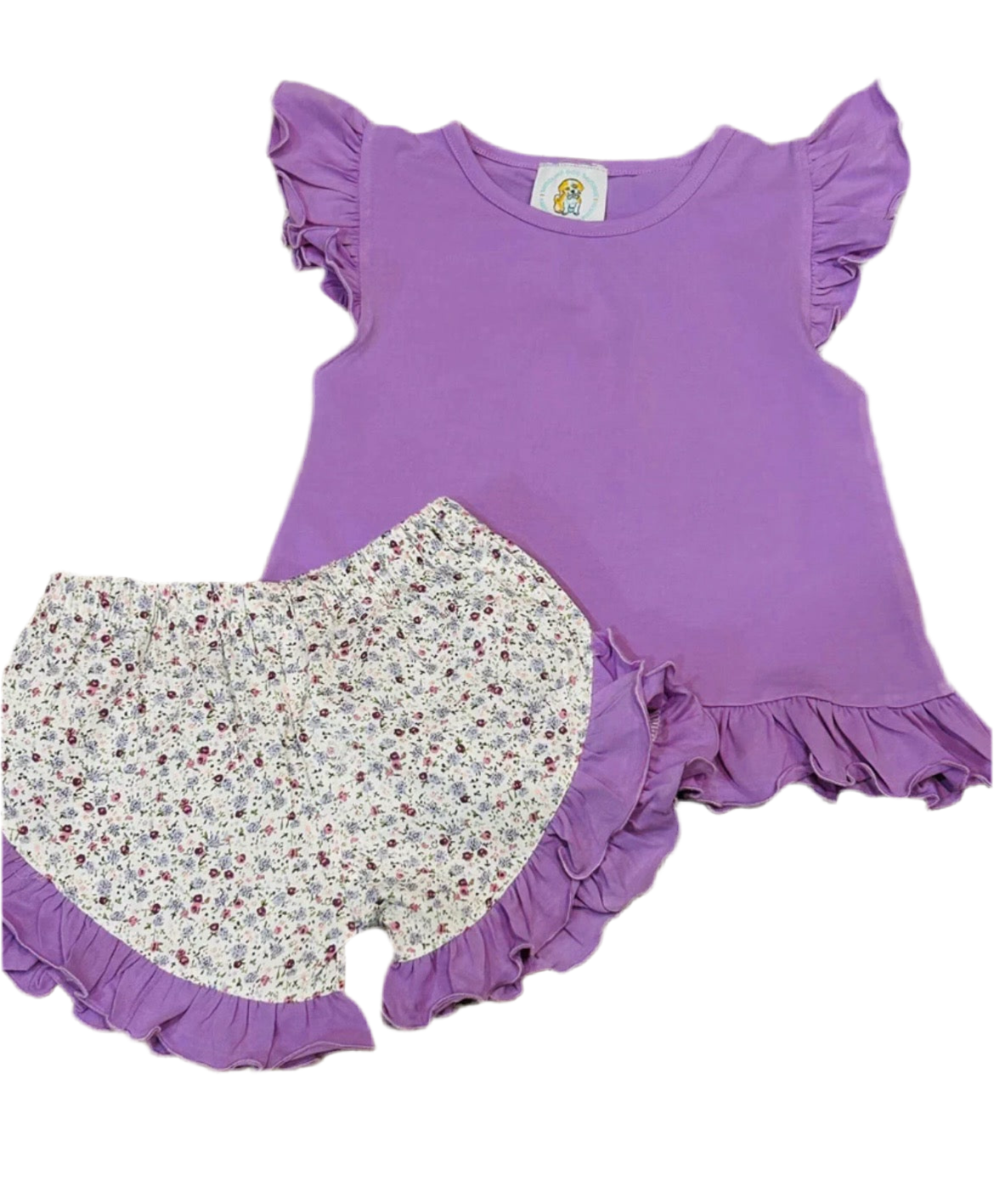 Purple Floral Set
