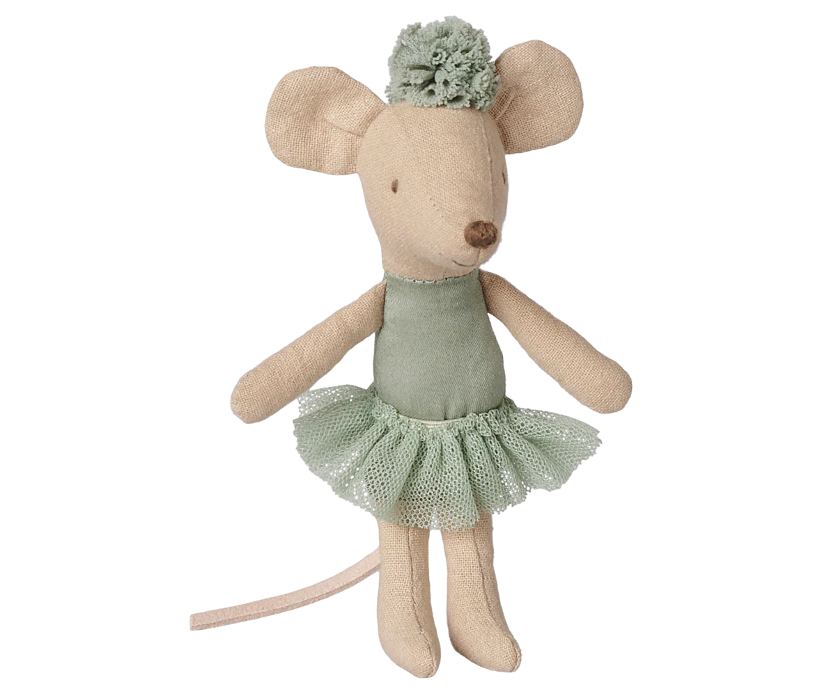 Preorder
Ballerina mouse, Little sister - Vintage mint