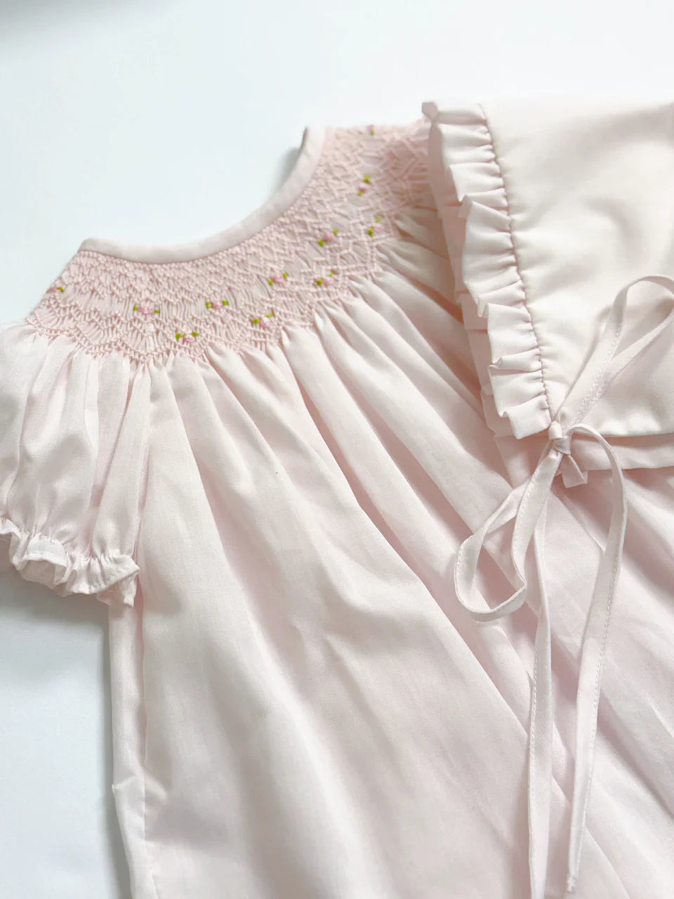 Iris dress with bonnet
