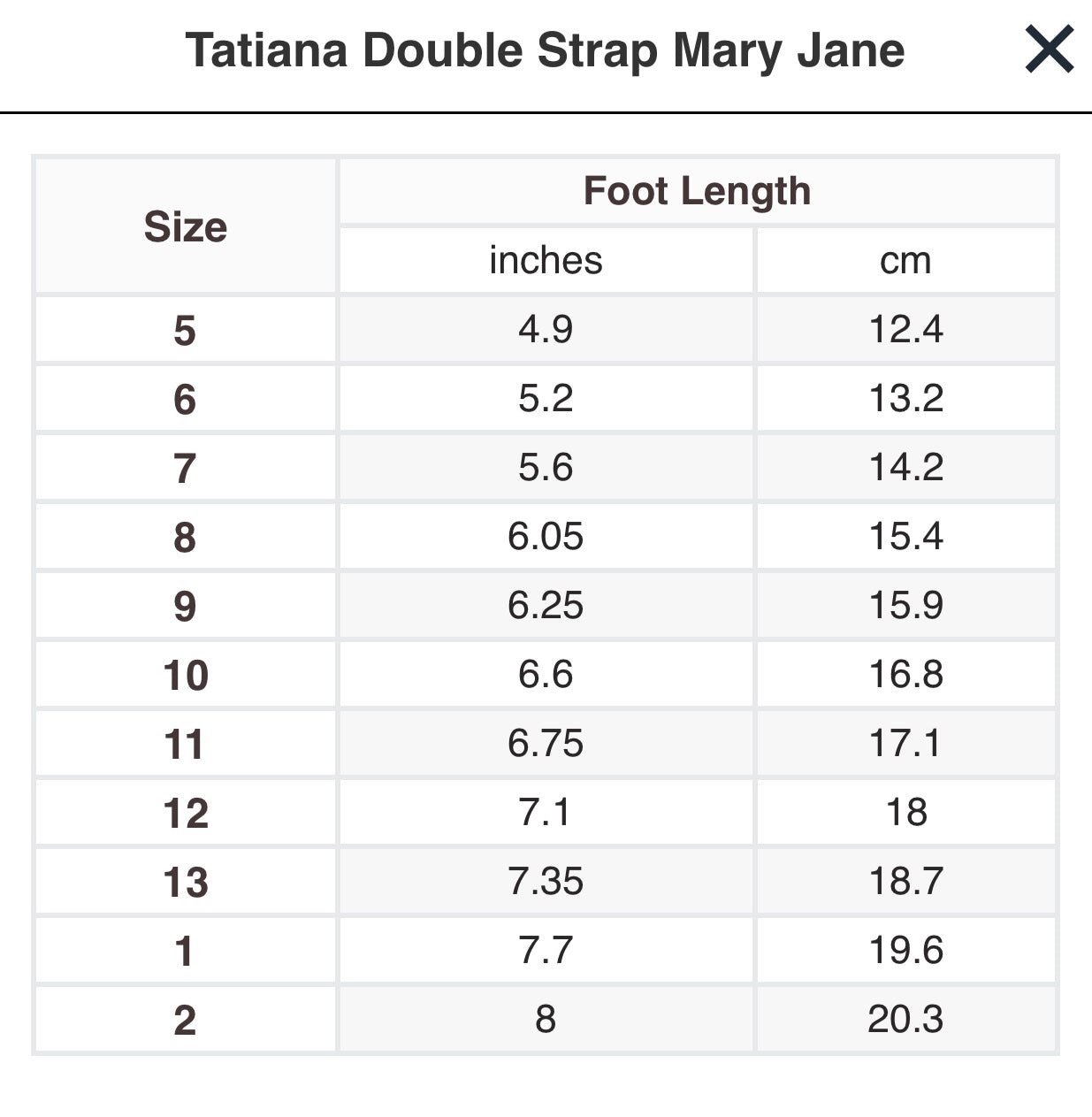 Double Strap Mary Jane f560