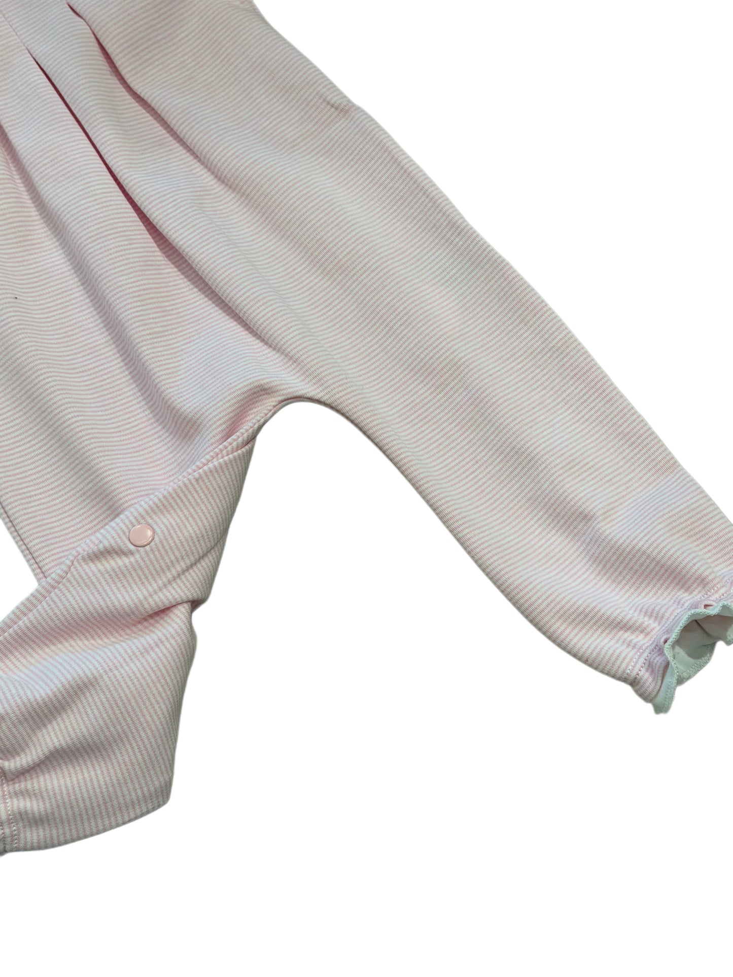 Pink ruffle coverall
