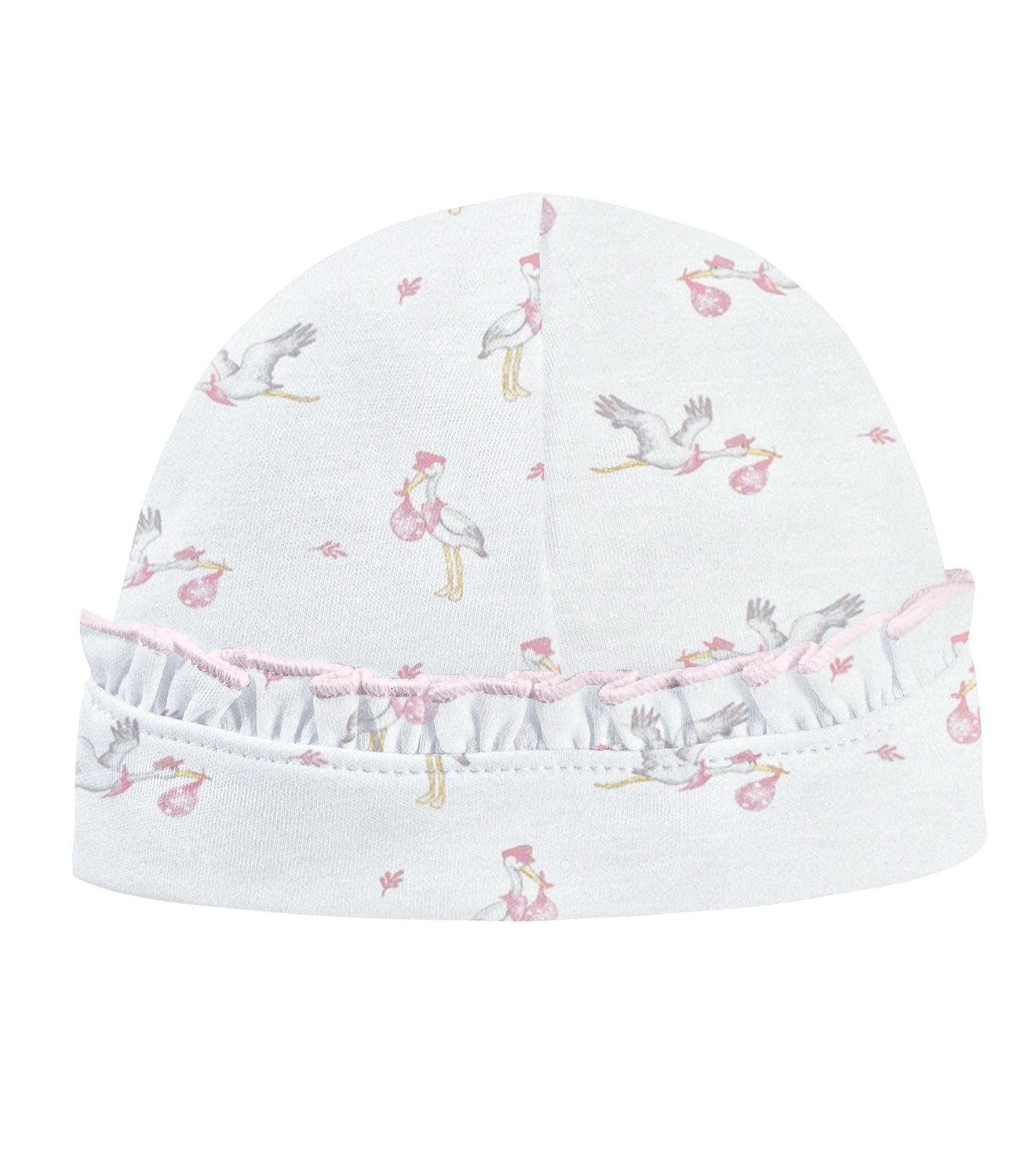 Storks 3 piece set. Gown. Bib & hat