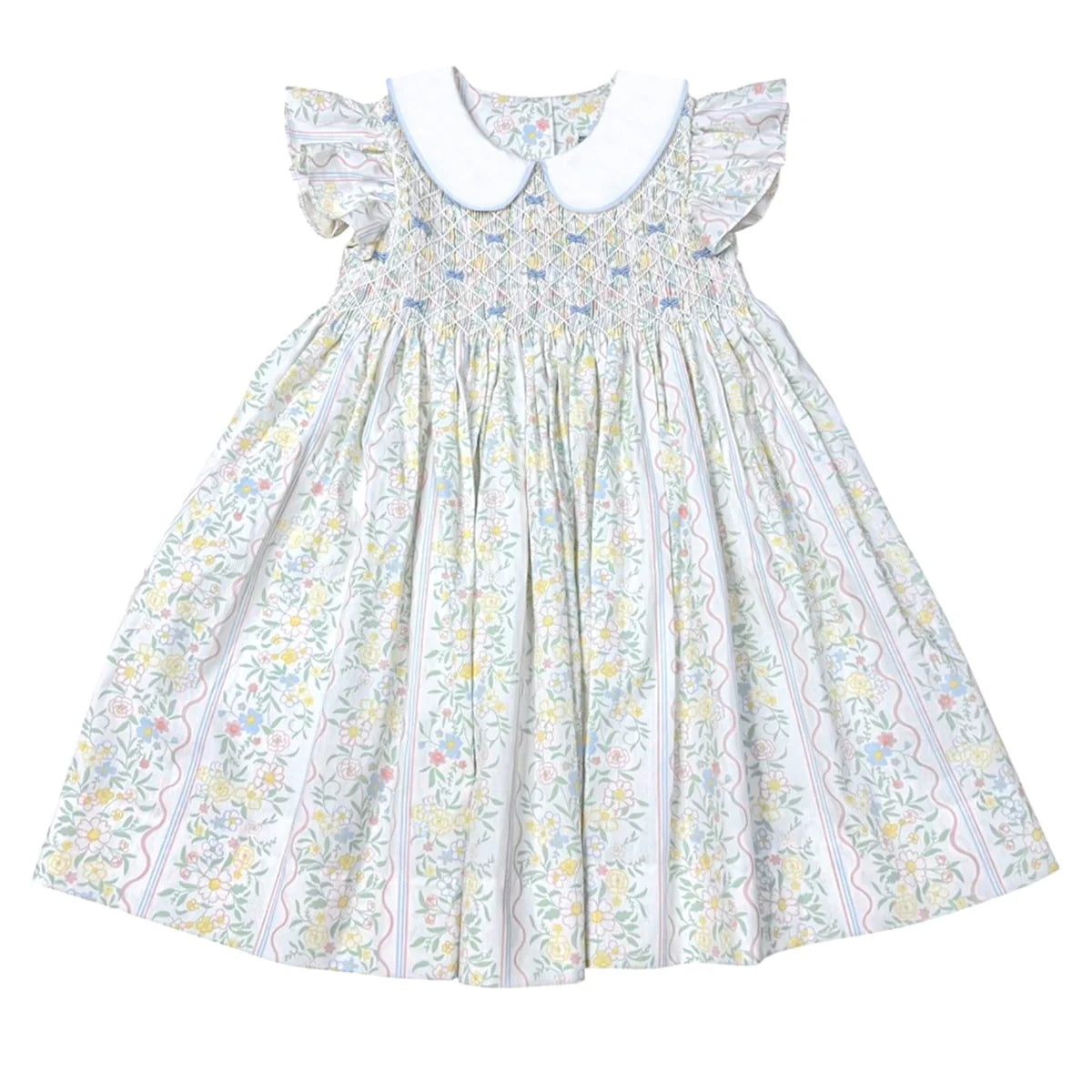 Bouquet smocked dress