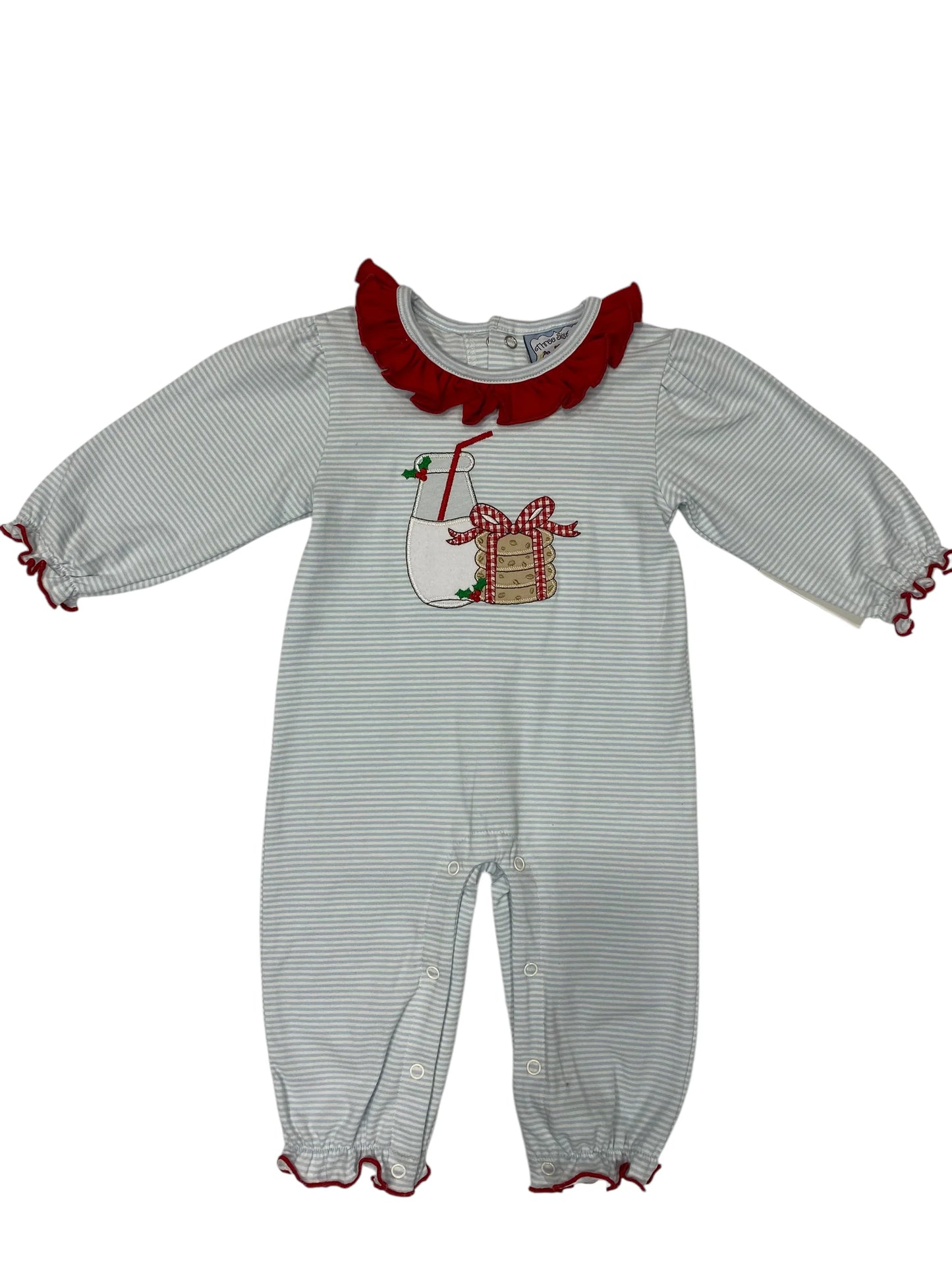 Milk & cookies girls romper