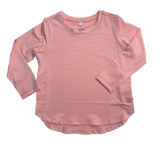 Long Sleeve Pink Tee