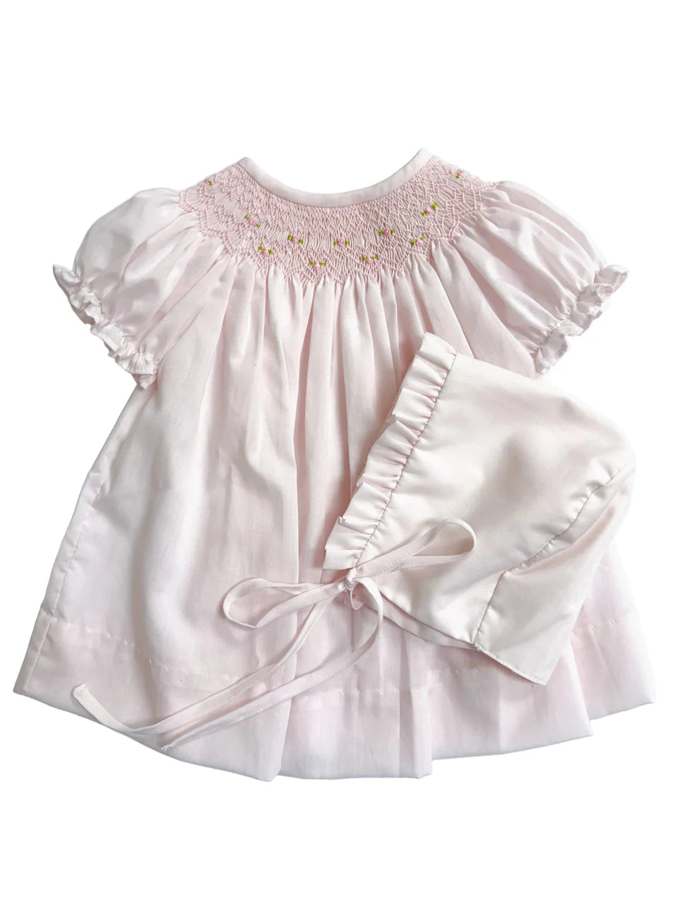 Iris dress with bonnet