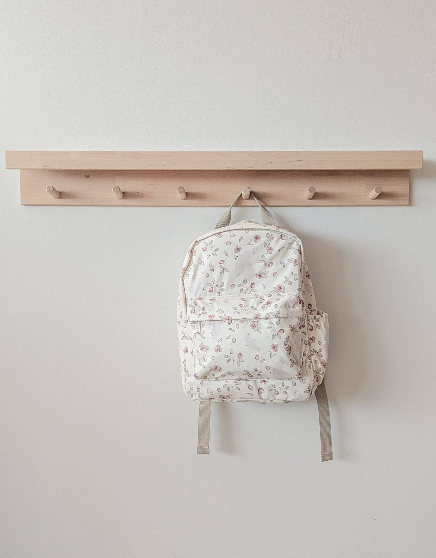 Mini Backpack - Flowers and birds