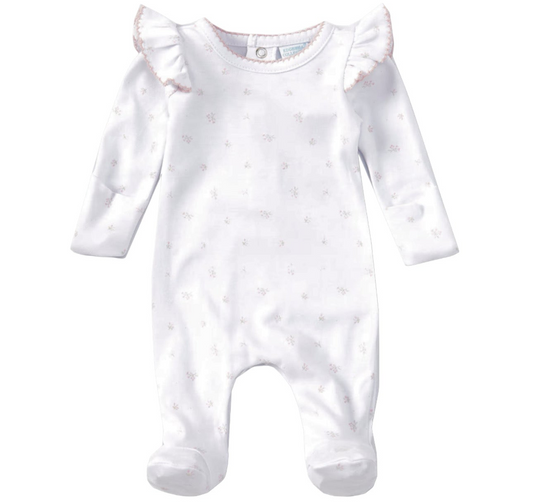 Baby Girl White Footie
