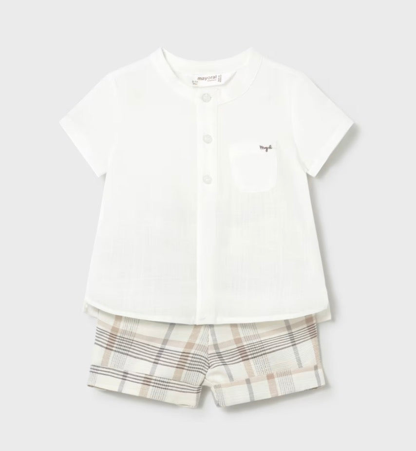 Flat short set