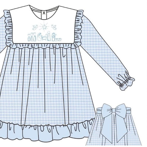 Preorder girls Christmas dress