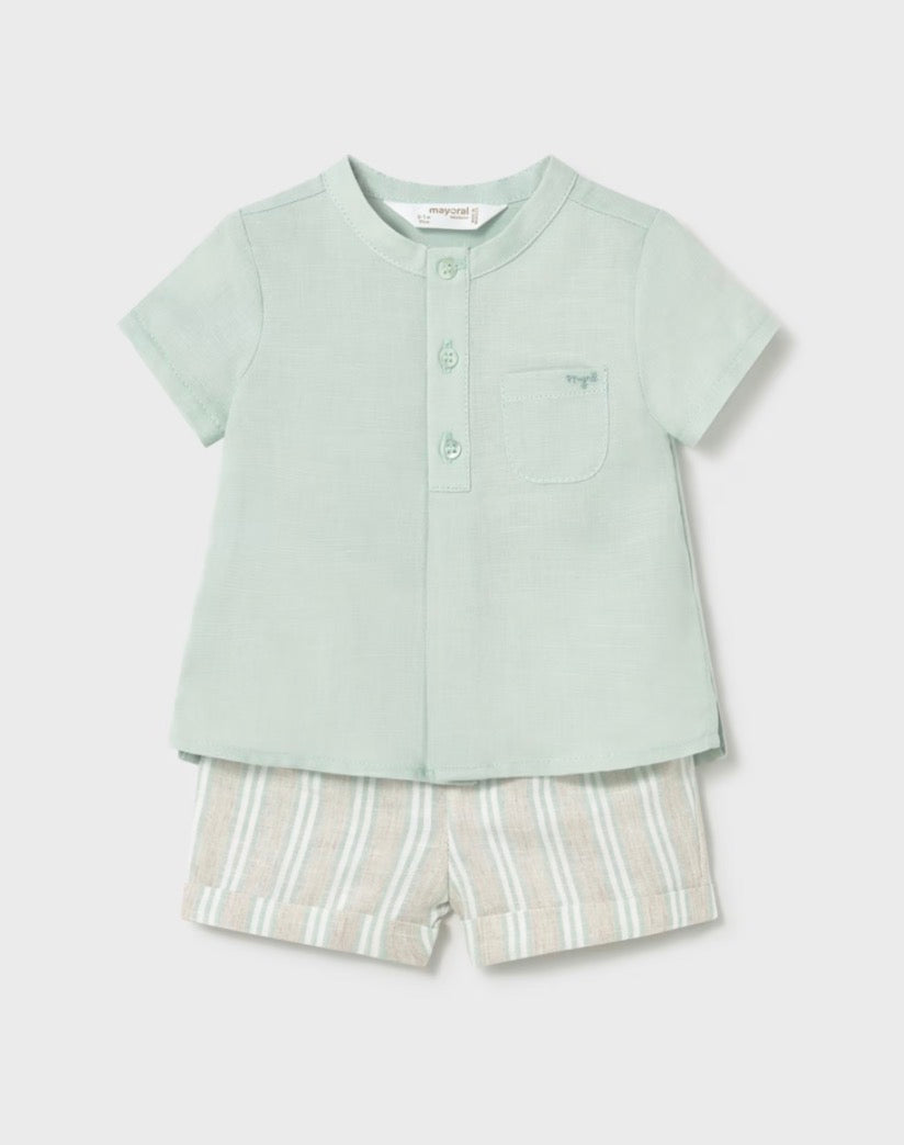 Flat short set