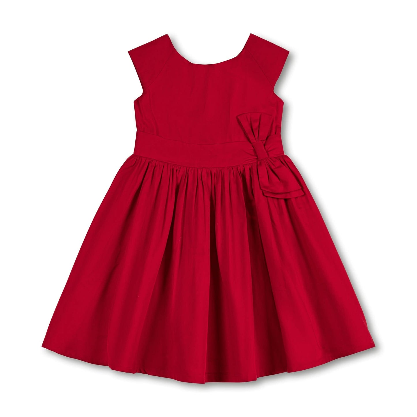 Party Dress with Bow Sash