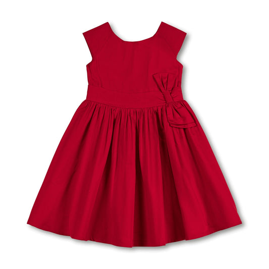 Party Dress with Bow Sash