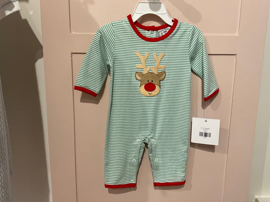 Reindeer boy romper