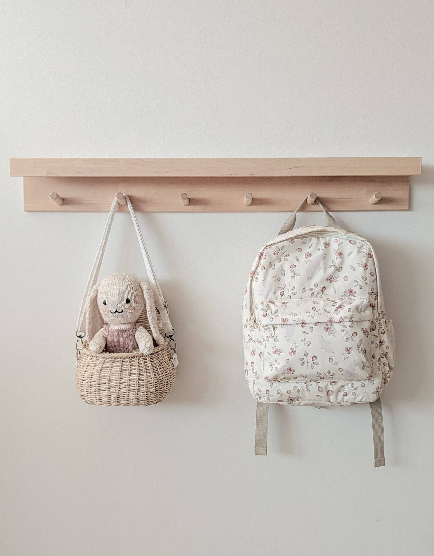 Mini Backpack - Flowers and birds