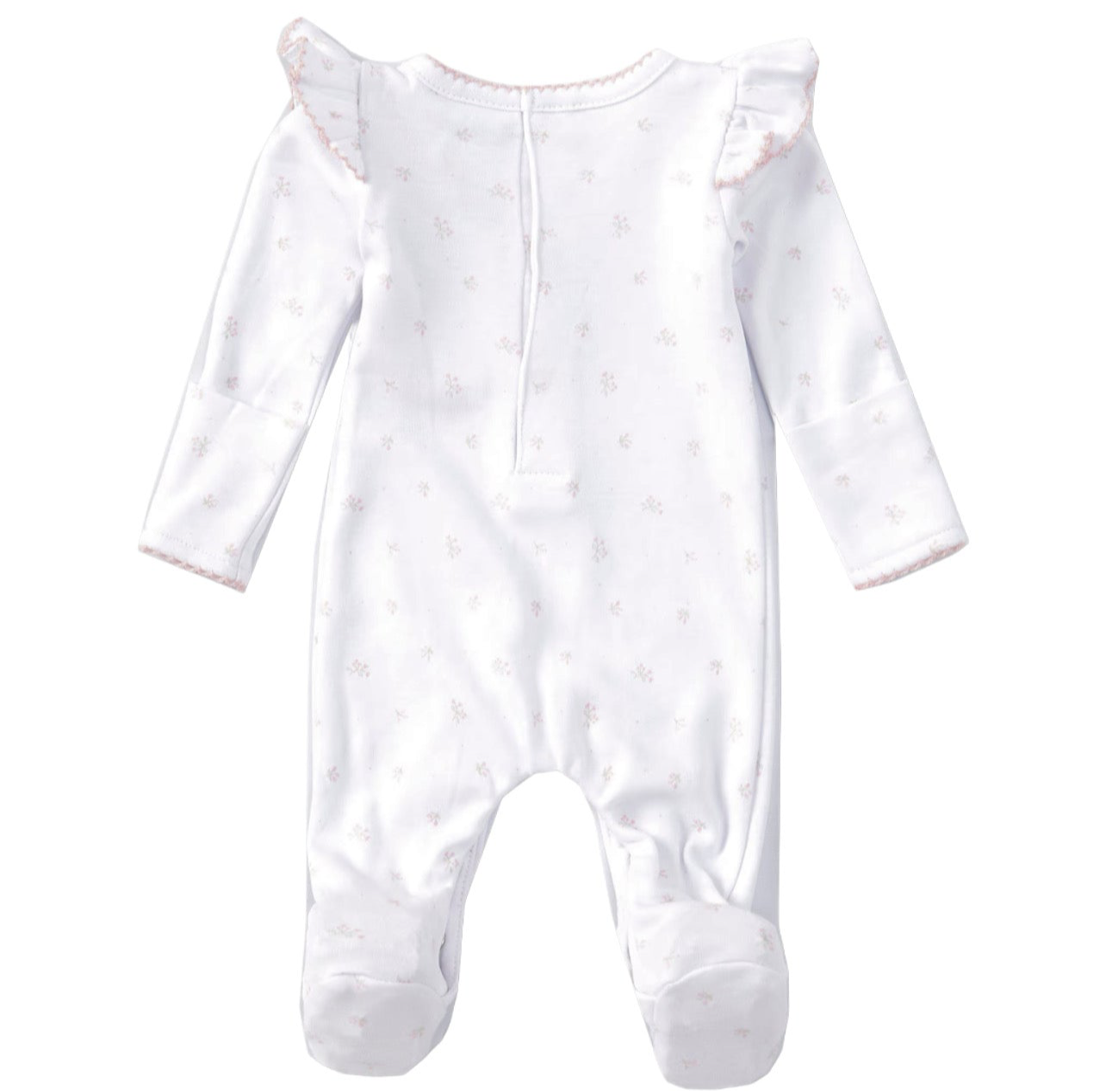 Baby Girl White Footie