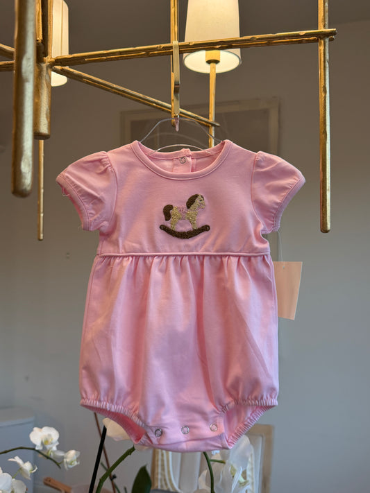Pink rocking horse bubble