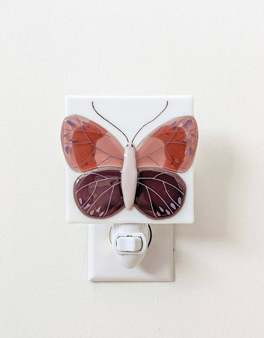 Night Light - Pink butterfly