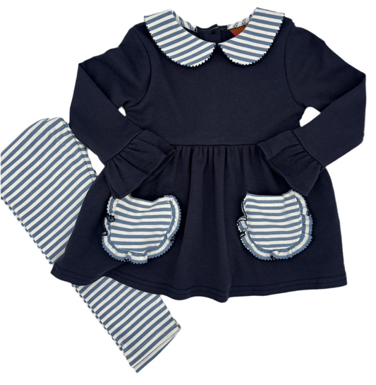 Katherine legging blue set