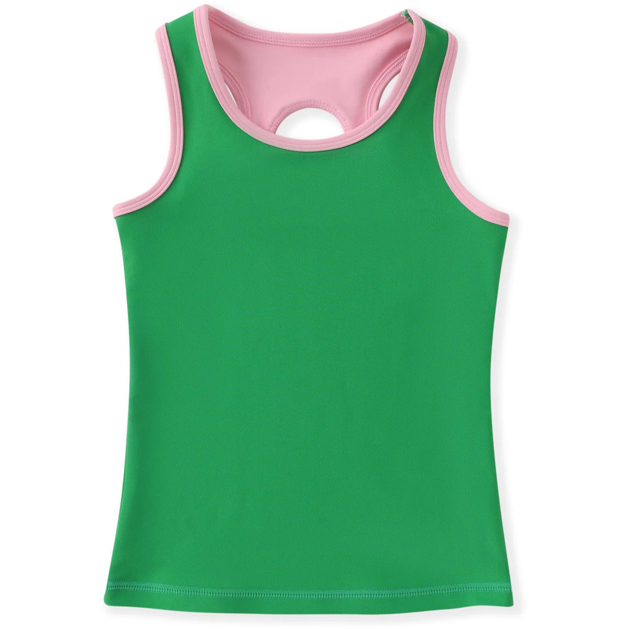 Green & pink tank