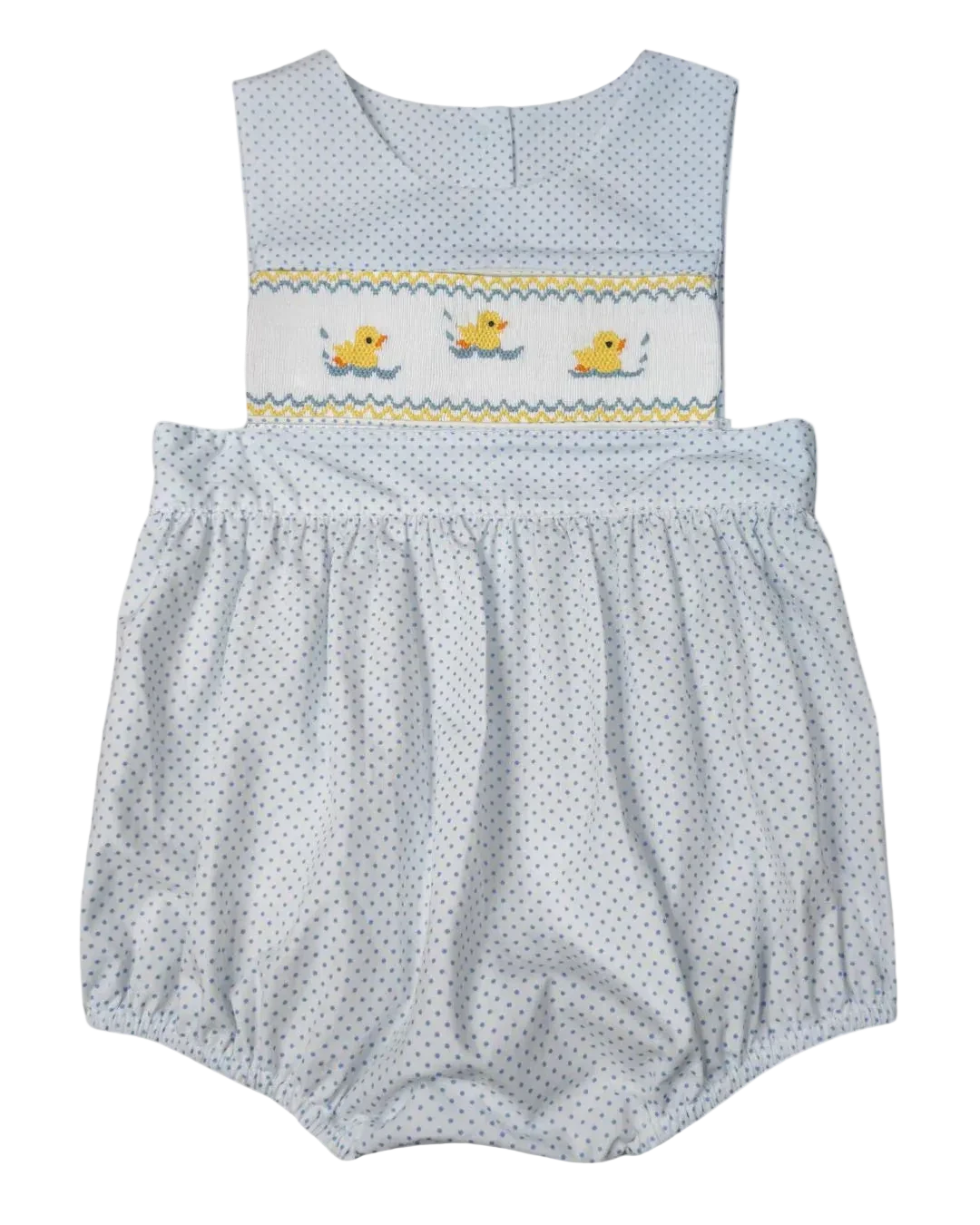 Ducking smocked boy bubble