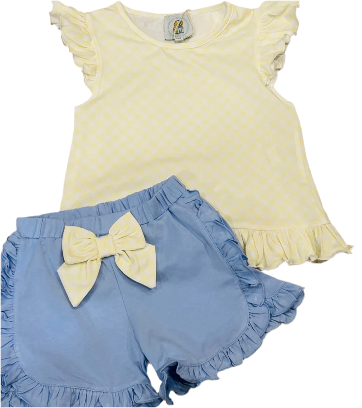 Yellow & Blue Short Set
