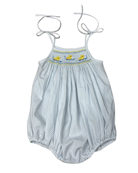 Duckling smocked bubble