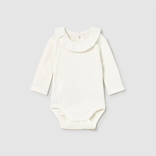 Ruffled Collar Bodysuit