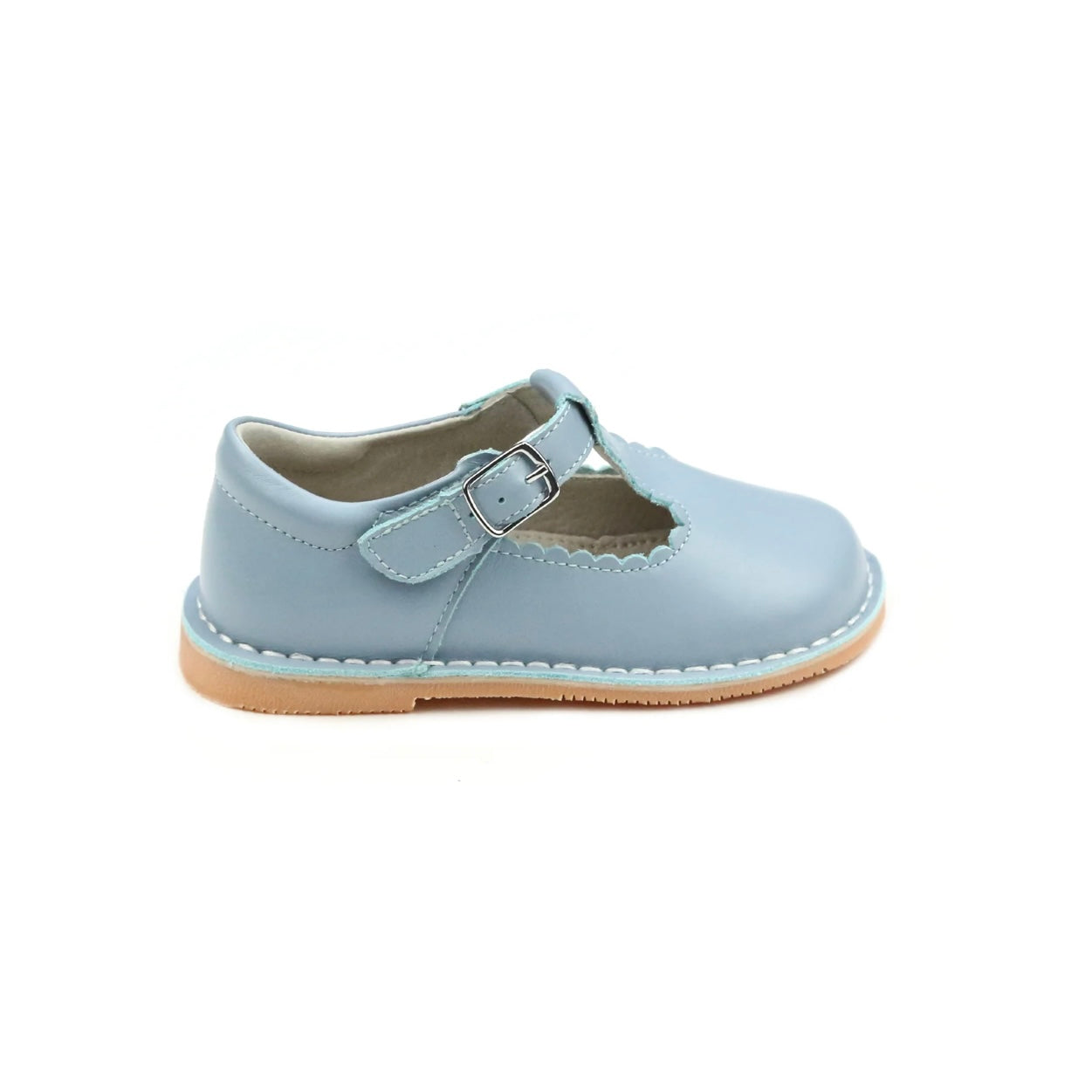 Selina Scalloped T-Strap Mary Jane F-500