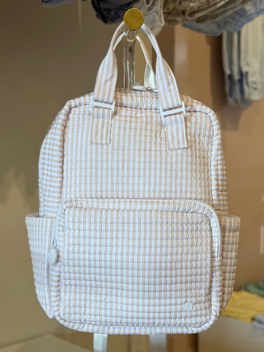 Quilted all you need bag - sand