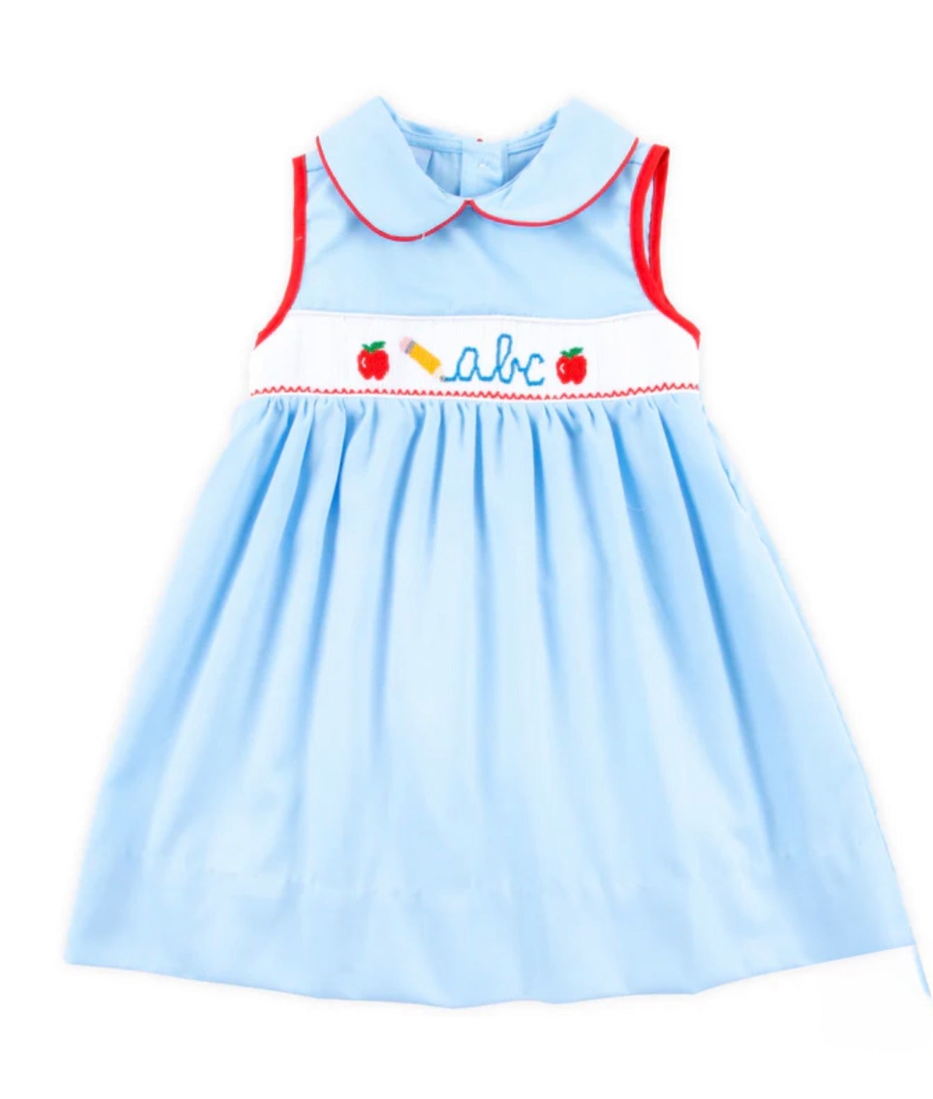 Pencil smocked Light Blue dress