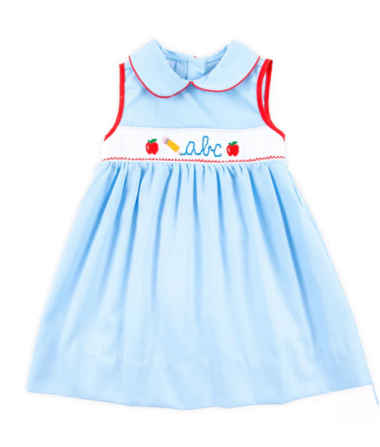 Pencil smocked Light Blue dress