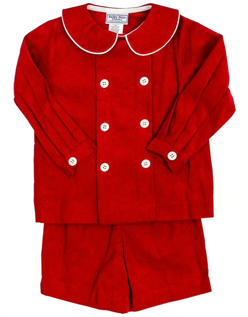 Red cord short set