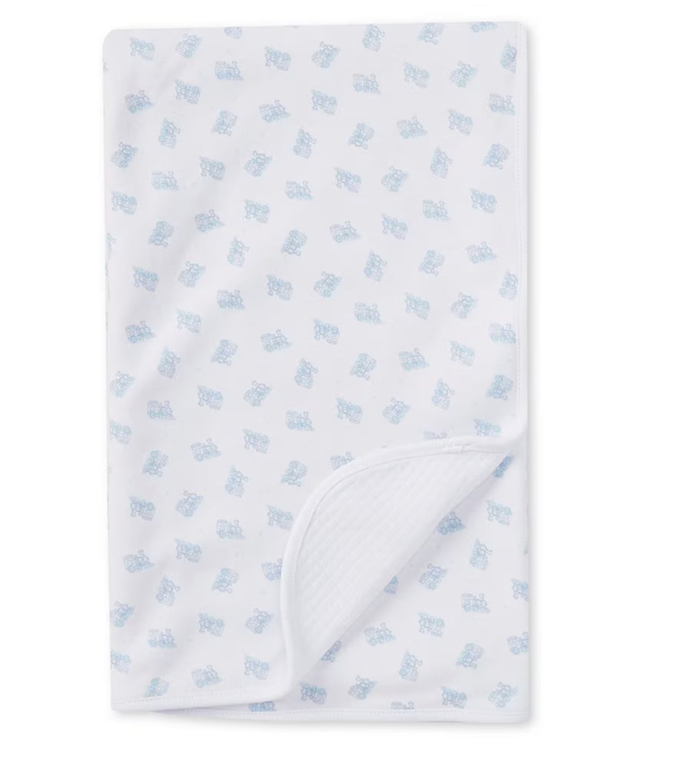 Baby Boys Train Print Blanket