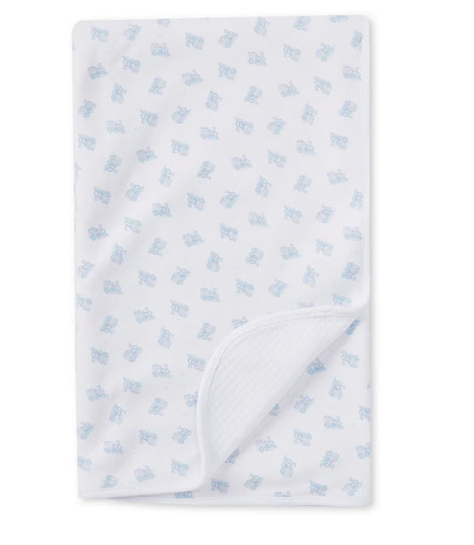 Baby Boys Train Print Blanket
