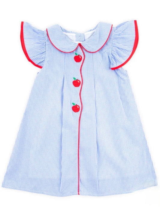 Apple Blue Gingham dress