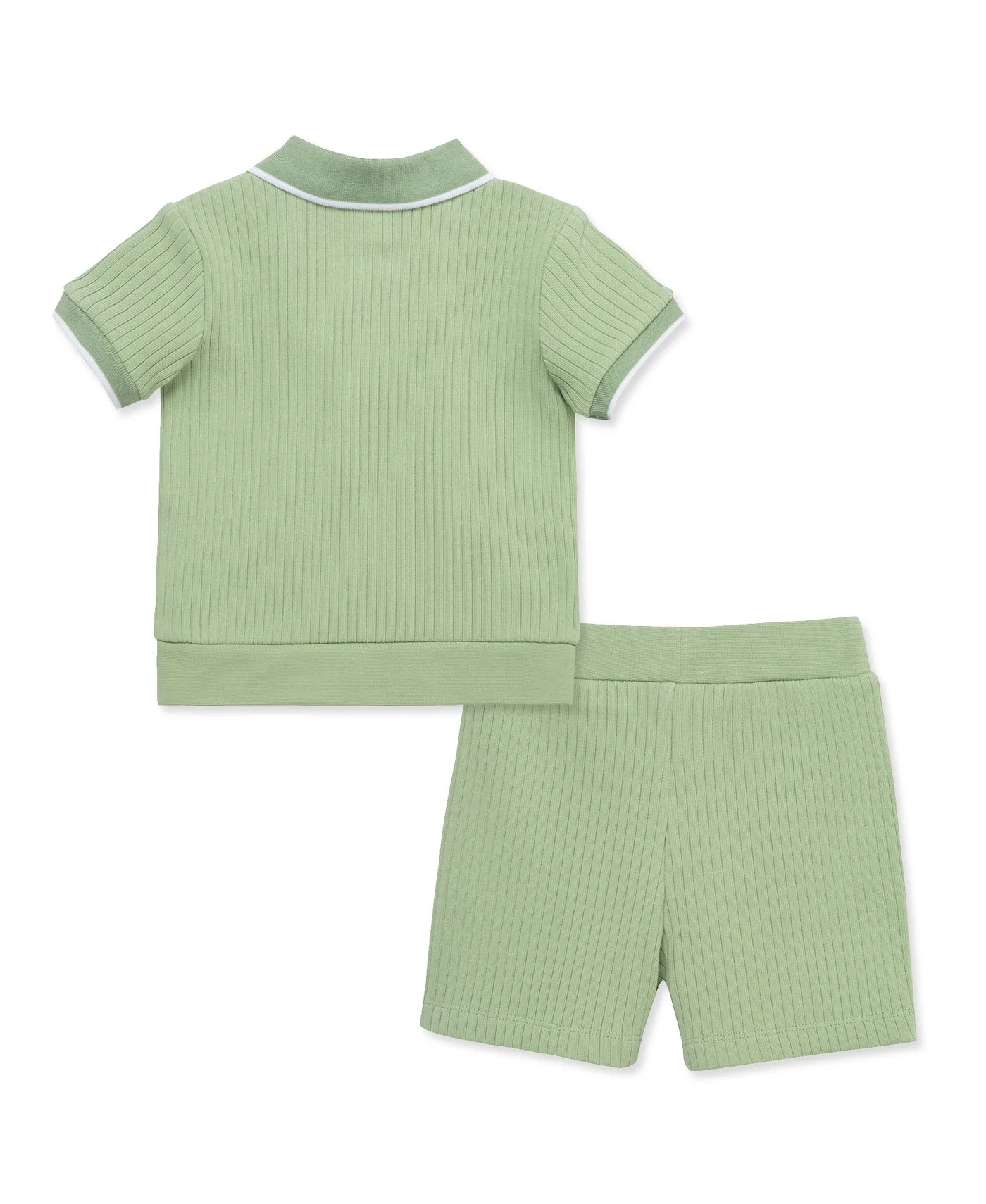 Green Polo 2 Piece 12-24M