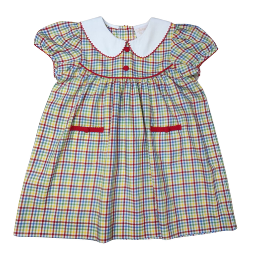 School Days Plaid Dress