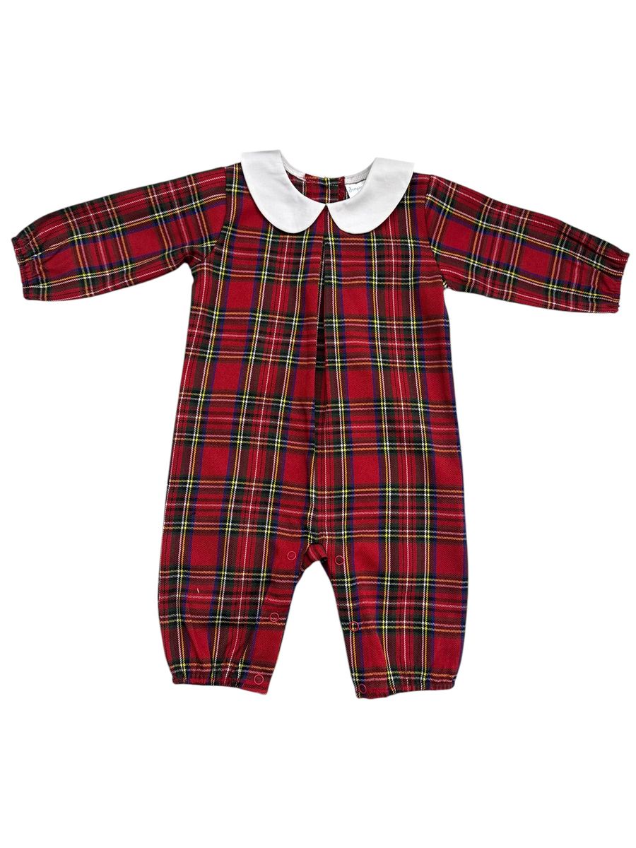 Christmas Plaid Romper