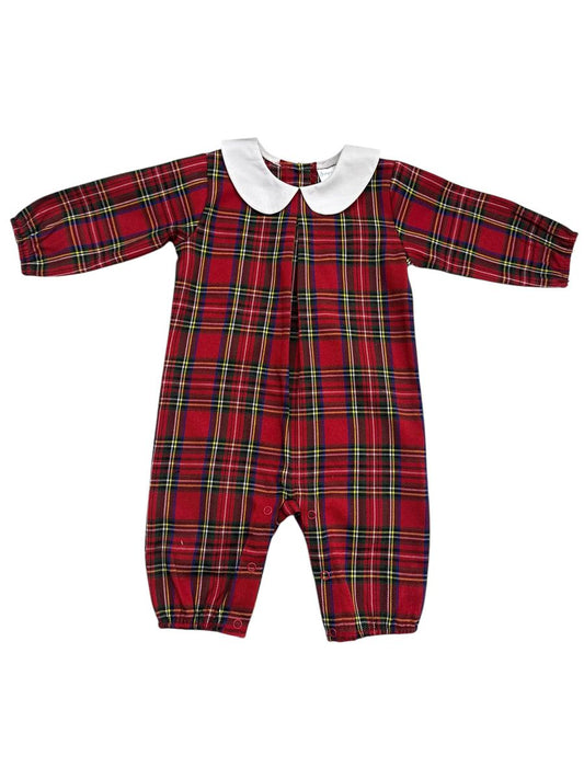 Christmas Plaid Romper