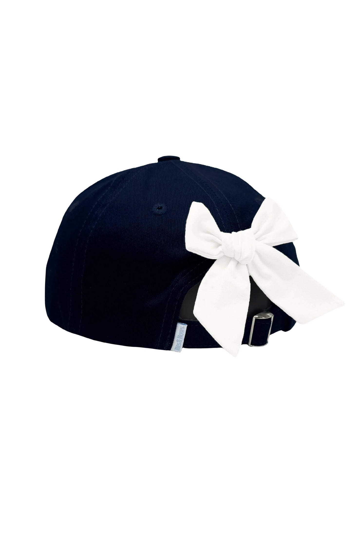 Football Navy Bow Hat (ages 0-2)