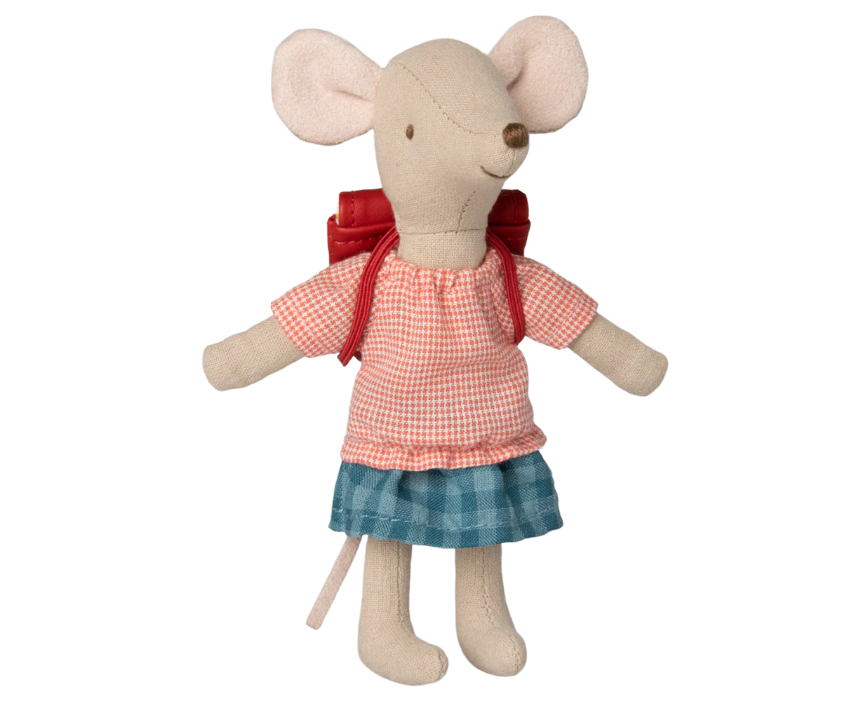 Big sister in red tricycle mouse ￼