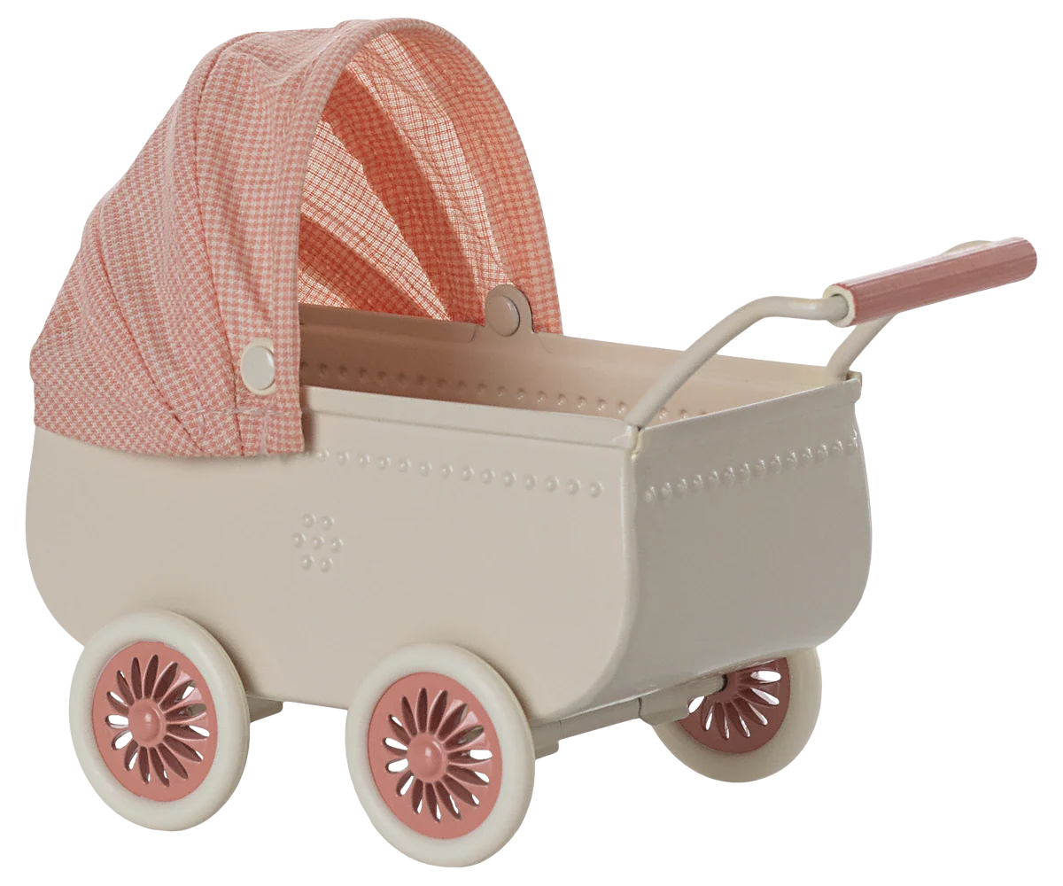 Pink mouse pram