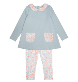 Shallot rose tunic set