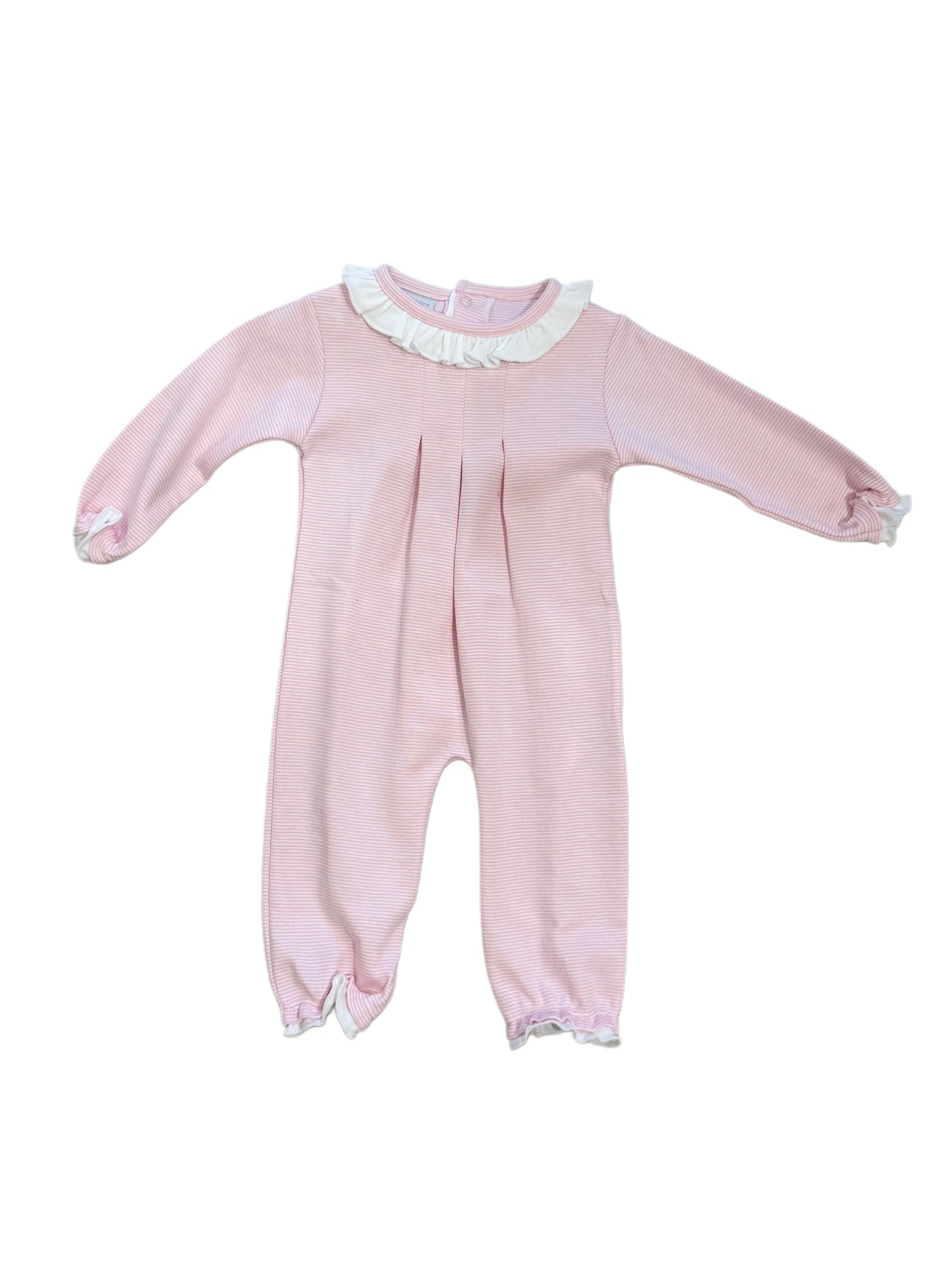Pink ruffle coverall