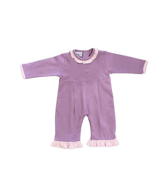 Purple ruffle jumper