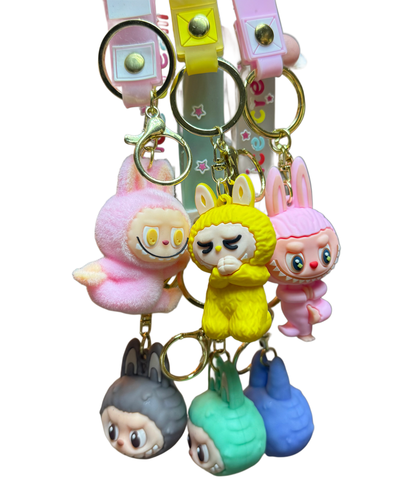 Labubu Flocked Keychain