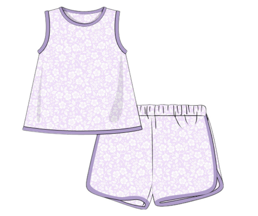 Lavender Floral Play Set