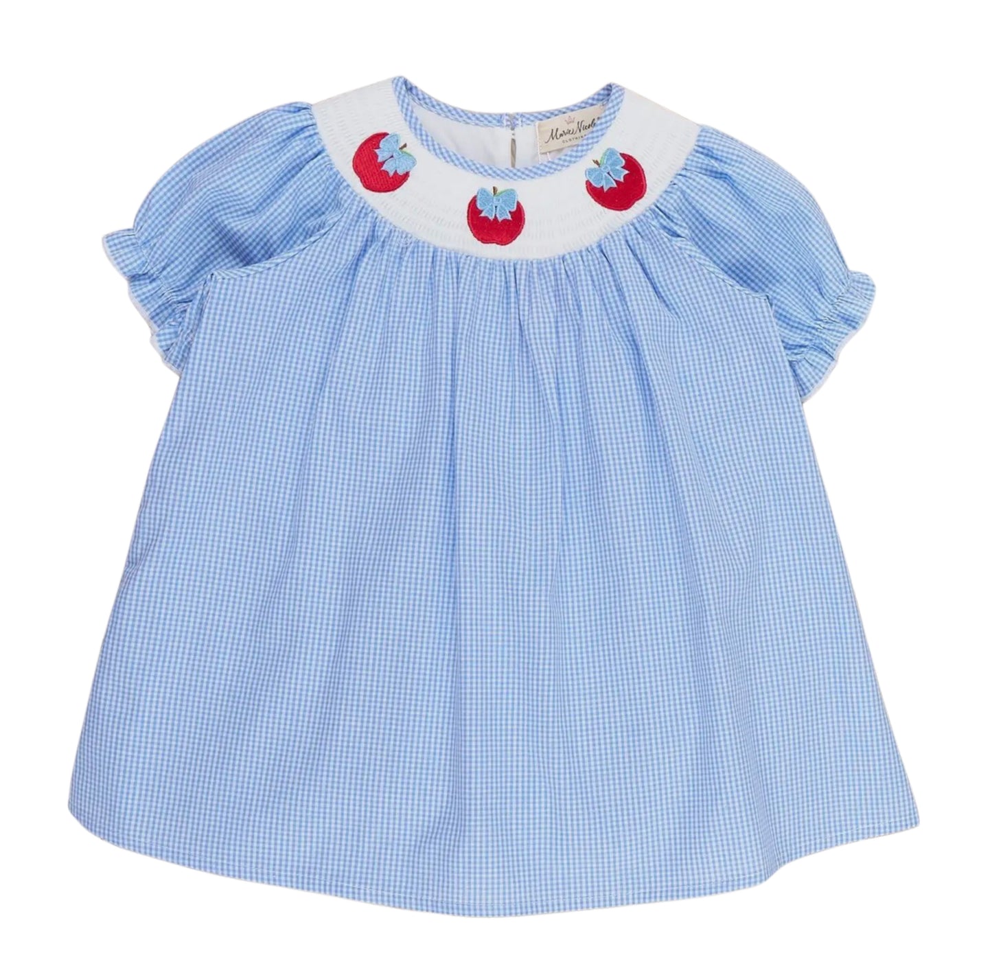 Apple smocked cotton dress